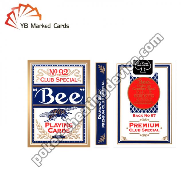 Bee Barcode Marking Playing Cards – Entertainment Texas Hold'em Poker Cards